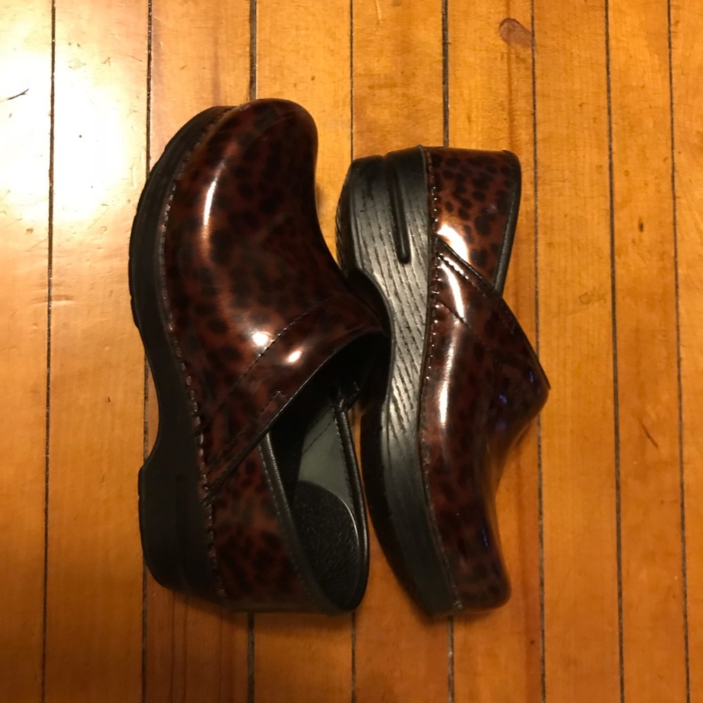 EUC Dansko cheetah print